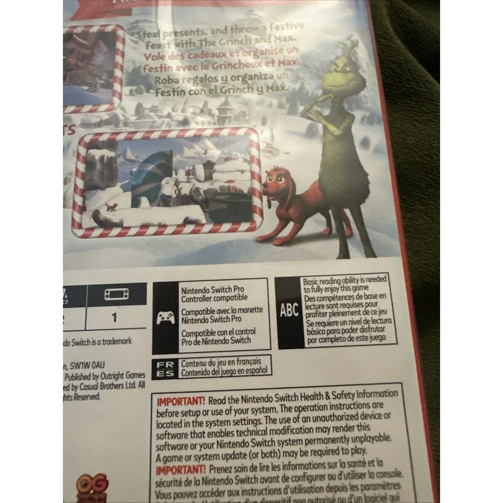 The Grinch Christmas Adventures Nintendo Switch Merry & Mischievous HAC P A8NYB